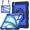 Blue, variant on Case for iPad Air 13 inch M4 2026 / M3 2025 / M2 2024 with Built-in Screen Protector, 360° Rotating Stand, Pencil Holder, Adjustable Shoulder Strap, Pencil Holder