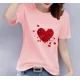 thumbnail image 1 of Camiseta De Moda Para Mujer Sudadera Con Corazón De Dedo, 1 of 7