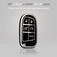 thumbnail image 4 of OFFCURVE Wristlet Key Fob Cover, Anti-Fingerprint Special TPU Key Case, Compatible With Dodge, Jeep, Chrysler, 4 of 8