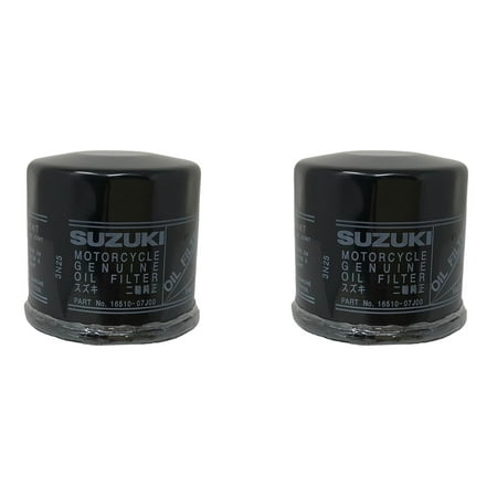 2 Pack Suzuki OEM Oil Filter 16510-07j00