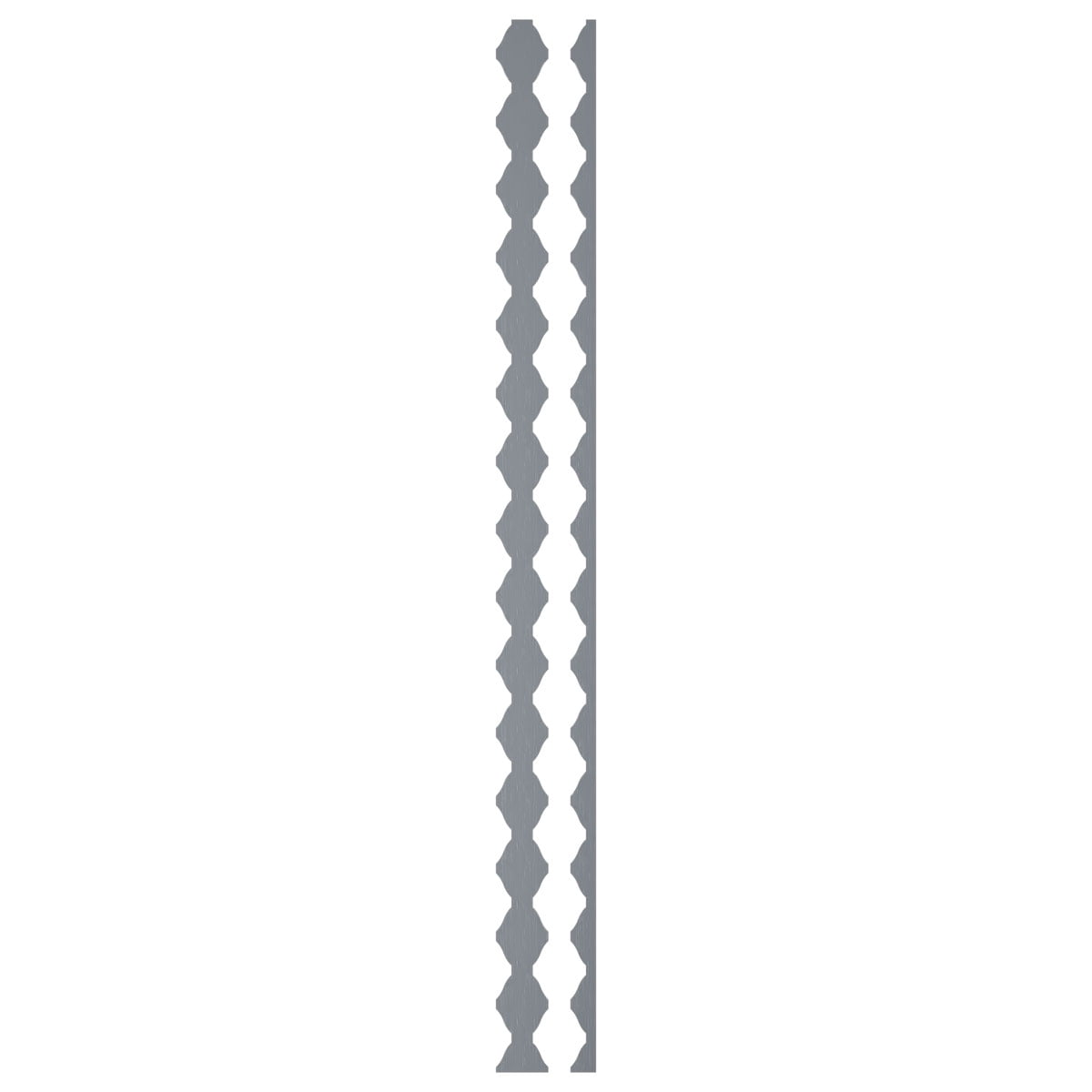 Ekena Millwork 47"H x 1/8"T Sheyenne Adjustable Acrylic Decorative Slat Wall Panel Kit, Bronze Mirror (contains 27 Slats + 1 Straight Edge Starter Slat)