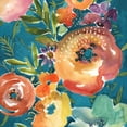 thumbnail image 2 of Zarris, Chariklia 15x15 White Modern Wood Framed Museum Art Print Titled - Abundant Florals II, 2 of 4