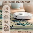 thumbnail image 6 of Design&I 8'x10' Washable Area Rug Fish Fishing Motif School Wave Marine Theme Hunting Animals Pat for Dining Room, Large Office, Lounge, Snag-Free, 6 of 7