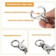 thumbnail image 2 of 20 de Seguridad con Gatillo, de Seguridad Giratorios de Alta Resistencia, Cierres de Metal, Clips de CordóN, Broches de Gatillo para Llaveros de Jaula para Mascotas, 2 of 5