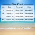 thumbnail image 3 of AVTOIFY Solid Color Ladies' Fashionable Casual And Split Style Swim Shorts Bikini Swimsuit With Straps, 3 of 7