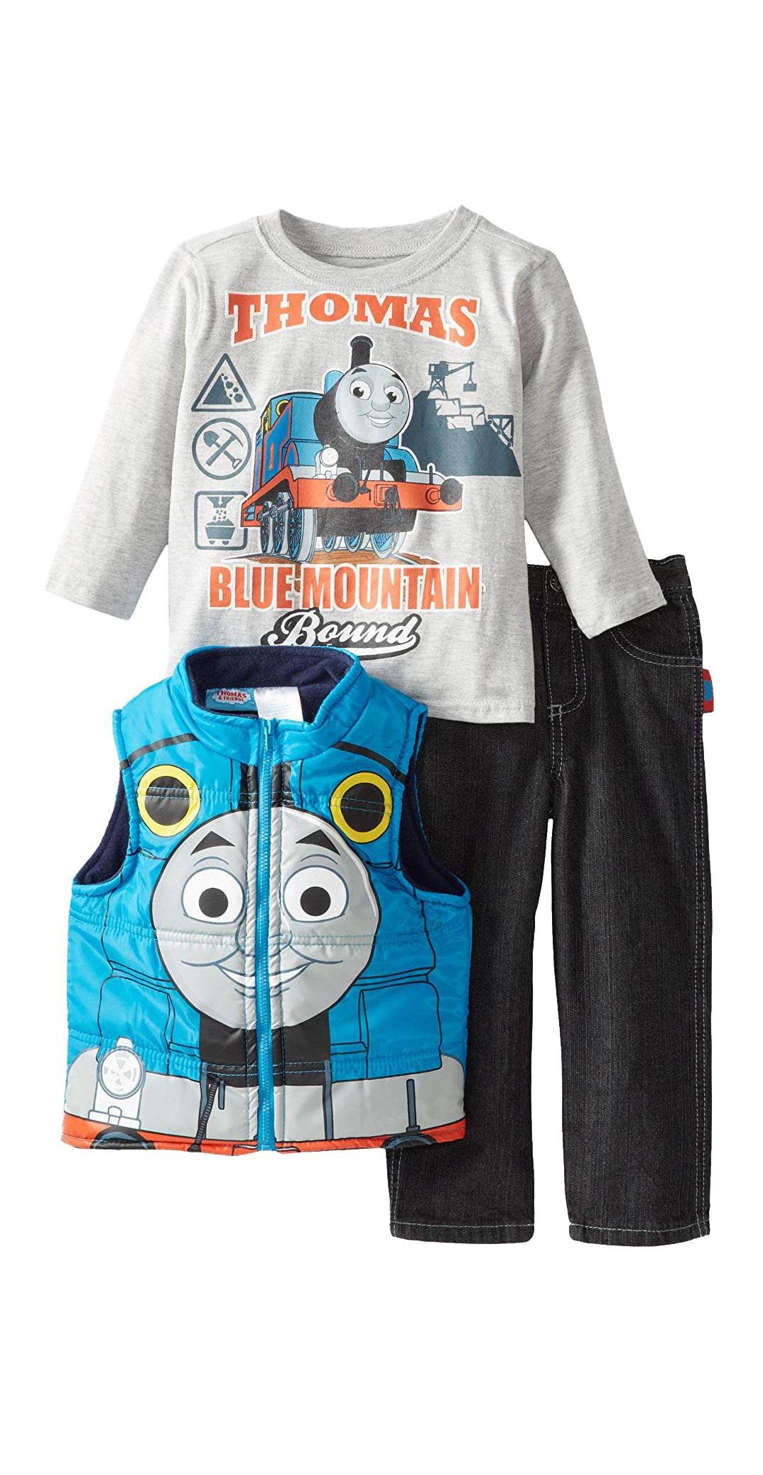 Thomas The Tank Engine 2 Pack Boys Vests 100% Cotton 18-24 3-4 Years 