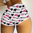 thumbnail image 2 of Pantalones Cortos Casuales Impresos Sueltos de Alta Cintura Shorts de Carta, Sexy Casual Blusa Y Pantalones Cortos, 2 of 9