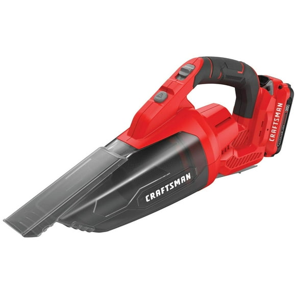 CRAFTSMAN V20 CMCVH001C1 - Aspiradora de Mano inalámbrica, 45 CFM, Sistema de filtración de 2 etapas con Filtro, batería y Cargador Incluido