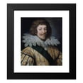 thumbnail image 2 of Daniel Dumonstier 12x14 Black Modern Framed Museum Art Print Titled - Portrait the Henri II the Monthscecy (1595-1632) (1630), 2 of 5