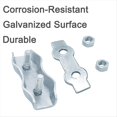 thumbnail image 5 of 25 Conectores de Cuerda de Polietileno M5 de Alta Resistencia, de Acero Galvanizado con Cables Conductores de Cobre y Silicona., 5 of 5
