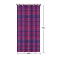 thumbnail image 5 of Pink Purple Checkered Pattern Shower Curtain 36"x72" ,Bathroom Decorative Shower Curtains Set with 12 Hooks,Modern Waterproof Washable Shower Curtain, 5 of 6