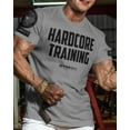 thumbnail image 2 of Gymish Hardcore Training Workout Shirts for Men – Motivational Gym Shirt, Mens Gym Shirts, Gym TShirts for Men, Gym Clothes for Men, Men's Workout Shirts, Athletic Gym Wear, 2 of 5