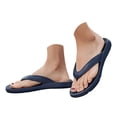 thumbnail image 2 of 2DXuixsh Men's Summer Flip Flops Outdoor Sandals Lightweight Soft Soles Arch Support Beach Slides Lace Up Adjustable EVA Non Slip, 2 of 6