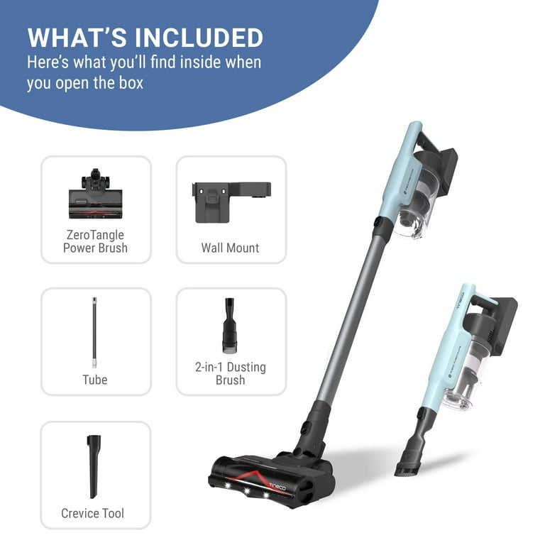 Tineco GO PET Cordless Vacuum with ZeroTangle Brush, 60 min Runtime, 1L Dustbin (GO303)