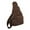 A, variant on Stylago Corduroy Crossbody Sling Bags for Women Trendy Zipper Chest Bag Fanny Pack Small Backpack for Spring Travel Vacation Brown