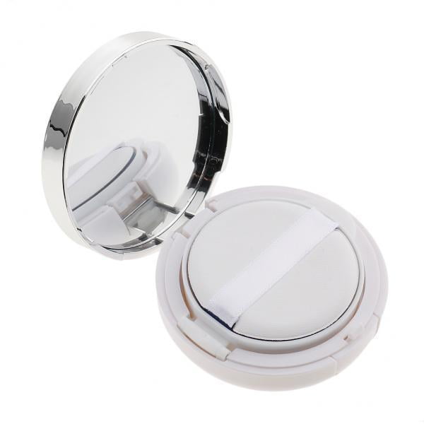 BELOVING 2X Round Empty Luxurious Portable Air Cushion Puff Box BB Cream Container Case