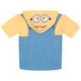 thumbnail image 2 of Minions Little Kids' Boy or Girl Cosplay Hooded T-Shirt Yellow Denim Blue, 2 of 5
