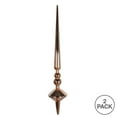 thumbnail image 3 of Vickerman 18" Rose Gold Shiny Cupola Finial Ornament, Pack of 2, 3 of 3