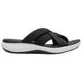 thumbnail image 2 of Zapatos Mujer Sandalias Cruzadas Cuña Punta Redonda Gran Tamaño Europeas Y Americanas para Mujer (Negro 39), 2 of 9