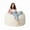 White, variant on HARIPUL Large Bean Bag Chair, Memory Foam Filled Beanbag Seat with Soft Chevron Plush Cover, 3FT, Grey