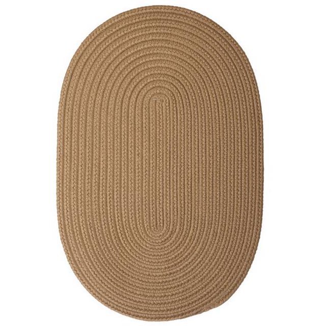 Colonial Mills Rug BR13R048X072 Boca Raton - Cafe Tostado 4 ft. x 6 ft. Braided Rug