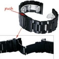 thumbnail image 3 of Black Metal Steel Replacement Watch Band Fits Nixon Station and Chrono #5002, 3 of 3