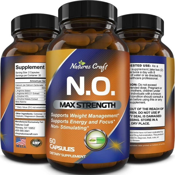 Nitric Oxide Supplement for Athletic Performance Boosts Energy