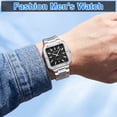 thumbnail image 3 of SKMEI Men Watches Analog Quartz Stainless Steel Watches for Men Waterproof Luminous Date Classic Men Wrist Watch, 3 of 8