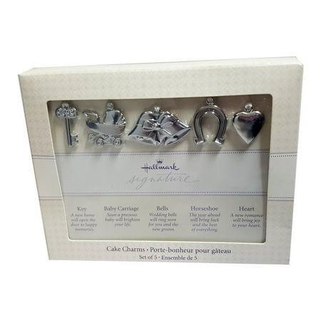 Hallmark Signature Wedding Cake Bridesmaid Charms Set of 5