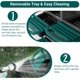 thumbnail image 4 of Chicken nesting box con 8 compartments: laying boxes con metal legs, roll-away design, y lid cover to protect eggs, 4 of 6