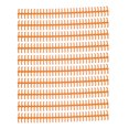 thumbnail image 1 of Binding Strip, Binding Comb 30 Hole 65 Sheet Holdable Wear Resistant 10 Pcs  For Loose Leaf Paper Orange, 1 of 8