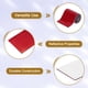 thumbnail image 3 of Uxcell 7200 PCS Espejos de Vidrio Azulejos de Bola de Disco Autoadhesivos Espejo Rojo Vino Mosaico de Azulejos 5 x 5mm, 15 Hojas, 3 of 7