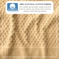 thumbnail image 3 of Great Bay Home Quick Dry Diamond Waffle 6 Piece Towel Set, Sand, 3 of 7