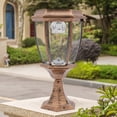 thumbnail image 3 of Outdoor Pillar Lamp Solar Powered Light Walkway Lighting Driveway Path Light, 3 of 12