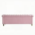 thumbnail image 3 of Modern Velvet Chesterfield Sofa 84.65 inch for Living Room, 3 of 11