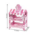 thumbnail image 3 of Efavormart 18" | 2 Tier Sweet Shop Cardboard Cupcake Stand, Candy Cart Disposable Lollipop Holder, 3 of 11