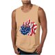 thumbnail image 1 of Tanques para Hombre para el Verano Solto Chaleco Impresión Deportivo Cuello Redondo, Casual, 1 of 3