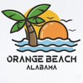 thumbnail image 2 of CafePress - Alabama Orange Beach Body Suit - Baby Light Bodysuit, Size Newborn - 24 Months, 2 of 4