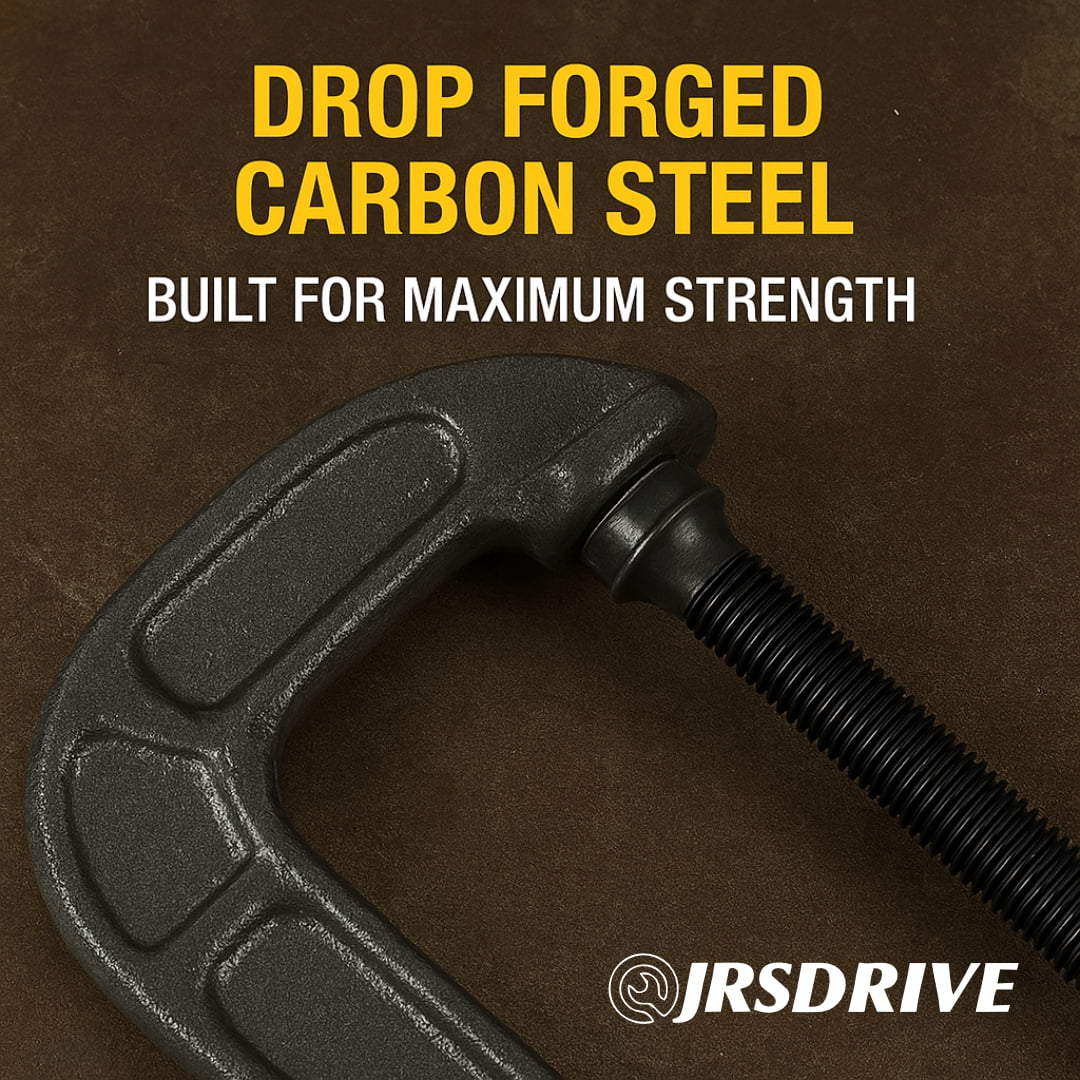 Jrsdrive C Clamps, Carbon Steel (8 inch)