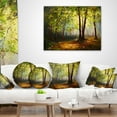 thumbnail image 3 of Summer Forest - Landscape Printed Throw Pillow - 18x18, 3 of 4