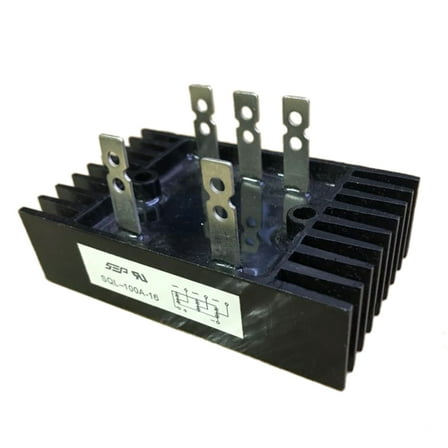 SIEYIO 3-Phase Diode Bridge Rectifier 100A 1600V Full Wave Silicon High Power Rectifier