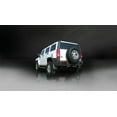 thumbnail image 2 of Corsa 06-08 Hummer H3 3in Cat-Back Dual Rear w Single 4in Black Pro-Series Tips, 2 of 3
