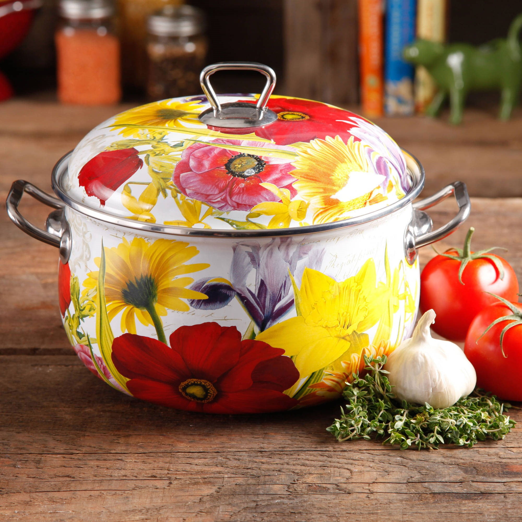 The Pioneer Woman Floral Garden 6.5-Quart Dutch Oven