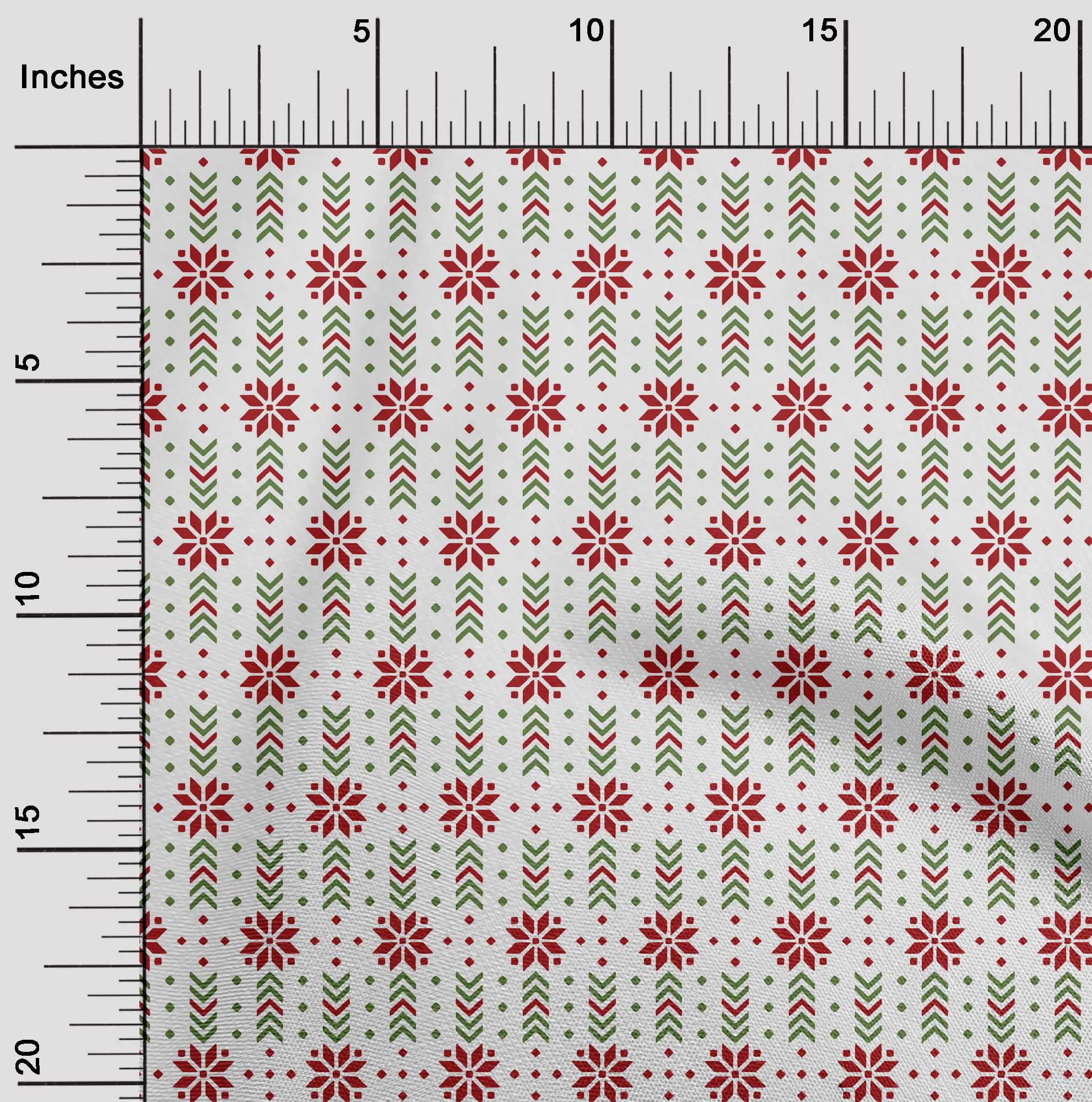 oneOone Cotton Jersey Red Fabric Christmas Dress Material Fabric Print Fabric By The Yard 58 Inch Wide