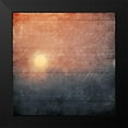 thumbnail image 2 of Villa, Mlli 12x12 Black Modern Framed Museum Art Print Titled - Wooden Sunset, 2 of 5