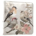 thumbnail image 2 of PU Leather Photo Album with Self-Adhesive Pages Scrapbook DIY Picture Holds 20+ Sheets Beautiful Birds Sitting on Branches, 2 of 9