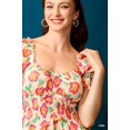 thumbnail image 5 of Floral Smocked Peplum Blouse, 5 of 5
