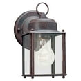 thumbnail image 3 of Sea Gull Lighting 8592 New Castle 1 Light Outdoor Lantern Wall Sconce, 3 of 7