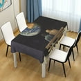 thumbnail image 3 of Yayeee Tablecloths for Rectangular Tables 54 x 54 inch Party Table Cover, Sitting on The Moon, 3 of 6