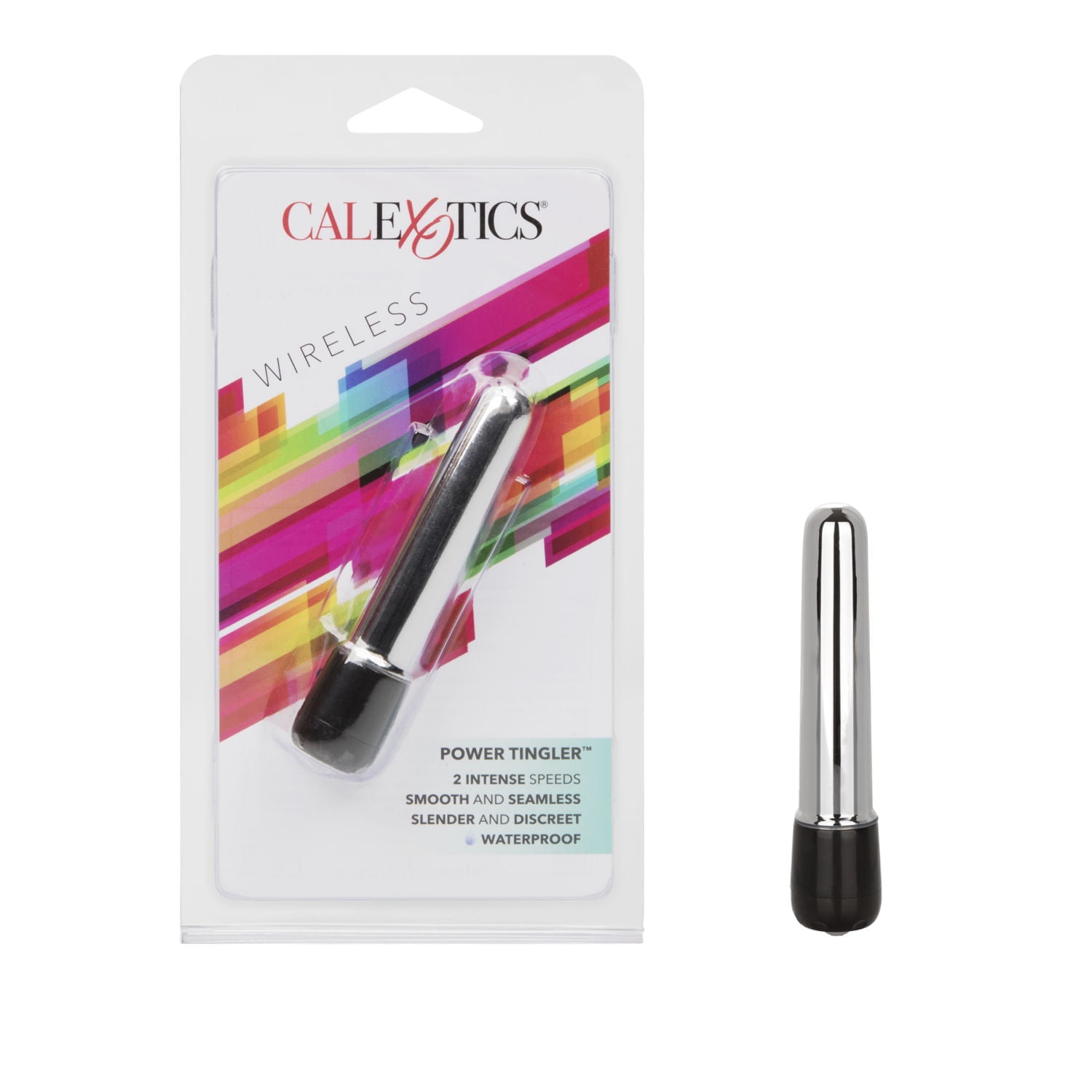 CalExotics Power Tingler Wireless 2-Speed Bullet Vibrator